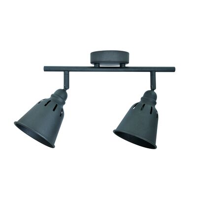 Spot Polux FIONA 2xE14 czarny mat