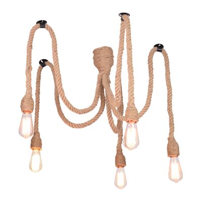 Lampa wisząca IL MIO Rope Pajączek 5xE27