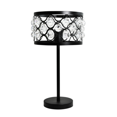 Lampa stołowa IL MIO VEJLE 1xE27 okrągła czarna