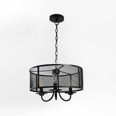 Lampa IL MIO SOHO 3xE14 czarna mat okrągła