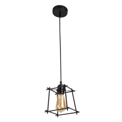 Lampa wisząca IL MIO RYGA 1xE27 czarna
