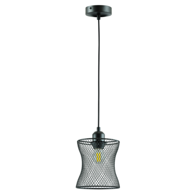 Lampa wisząca IL MIO HASLO 1xE27 czarna