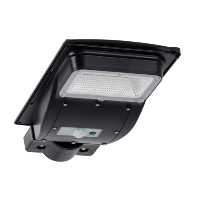 Naświetlacz Solarny LED STREET-3 z czujnikiem PIR, czarny POLUX