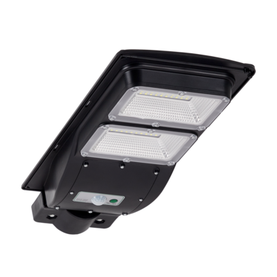 Naświetlacz Solarny LED STREET-6 z czujnikiem PIR, czarny POLUX