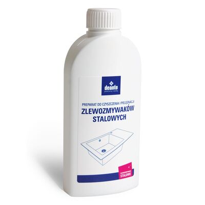 Preparat czyszczący i pielęgnujący zlewozmywak stalowy