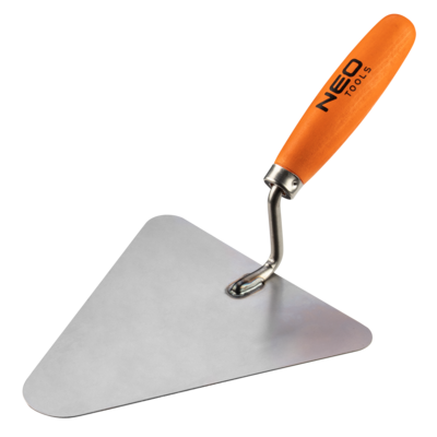 Kielnia trójkątna 200 mm uchwyt drewniany NEO