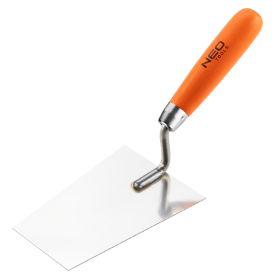 Kielnia sztukatorska trapezowa 140 mm uchwyt drewniany NEO
