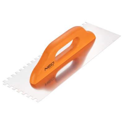 Paca z zębami 380 x 128 mm ząb 8 x 8 x 8 mm uchwyt drewniany NEO
