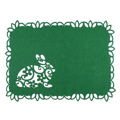 Podkładka filcowa SZARAK 40 x 30 cm ciemnozielona