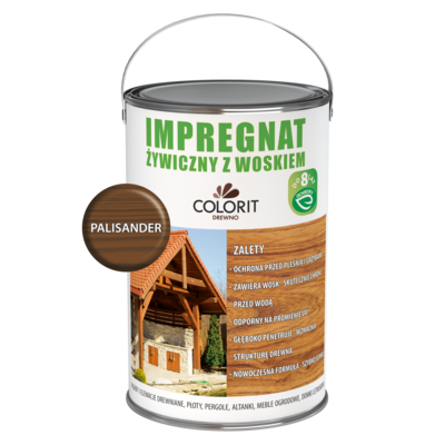 Impregnat żywiczny z woskiem Palisander 5 l Colorit Drewno