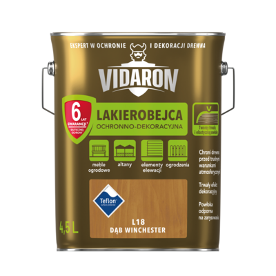 Lakierobejca dąb winchester L18 4,5 l VIDARON