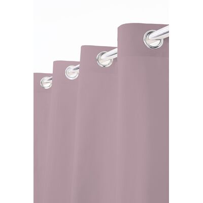 Zasłona Greta 135 x 260 cm 8 kółek różowa