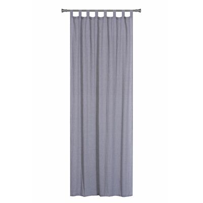 Zasłona z patkami MELLOW z patkami 140 x 280 cm taupe