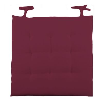 Poduszka na siedzisko Malio 38 x 38 x 3 cm bordo