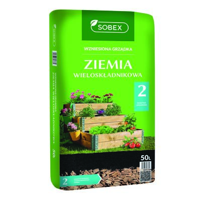 Ziemia Wzniesiona Grządka 50 l SOBEX