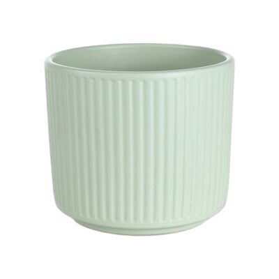 Osłonka ceramiczna cylinder 16 cm krem