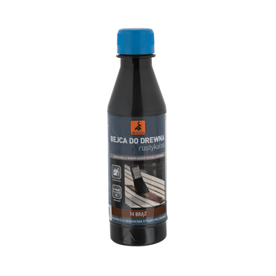 Bejca do drewna rustykalna 0,2 l brąz Dragon