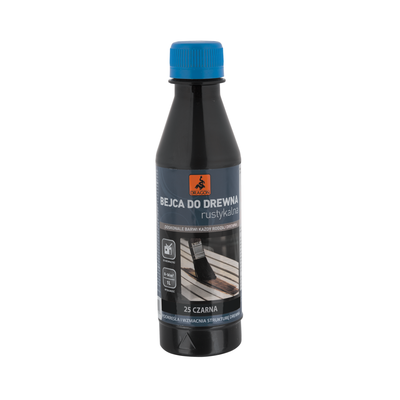 Bejca do drewna rustykalna 0,2 l czarna Dragon