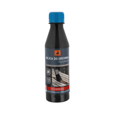 Bejca do drewna rustykalna 0,2 l czerwona Dragon