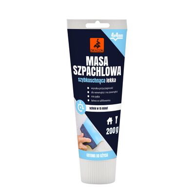 Masa szpachlowa szybkoschnąca lekka 200 g Dragon