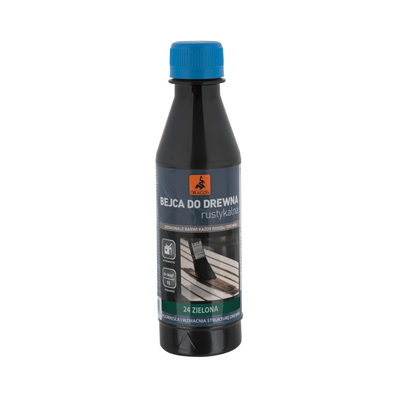 Bejca do drewna rustykalna 0,2 l zielona Dragon