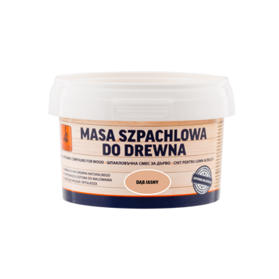 Masa szpachlowa do drewna 0,25 kg dąb jasny Dragon