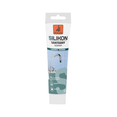 Silikon sanitarny 100 ml bezbarwny Dragon