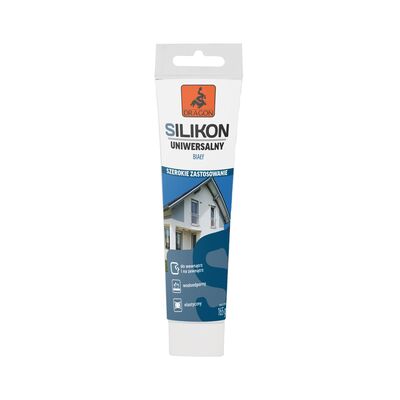 Silikon uniwersalny 100 ml biały Dragon