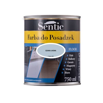 Farba do posadzek 750 ml szara jasna Sentic