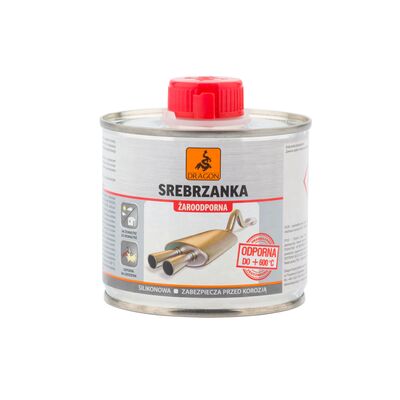 Srebrzanka żaroodporna 0,2 l metal Dragon