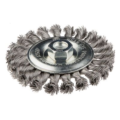 Szczotka druciana tarczowa 115 mm x M14, INOX GRAPHITE