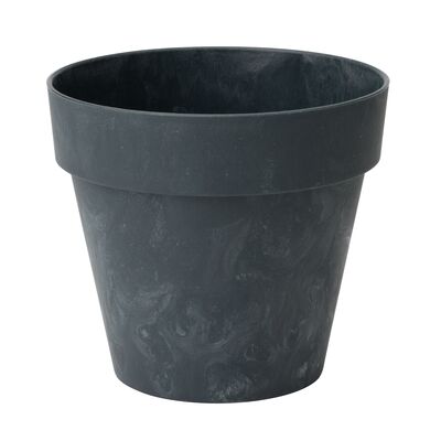 Osłonka Ibiza beton 12 cm czarna