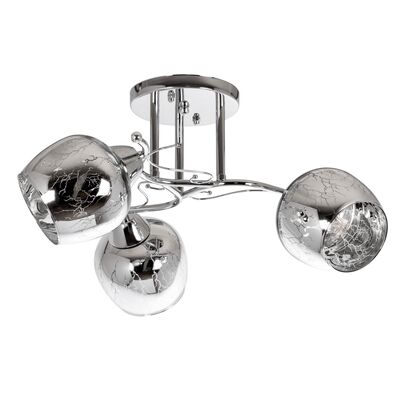 Lampa przysufitowa 3-płomienna W-9721/3 metalowa chrom