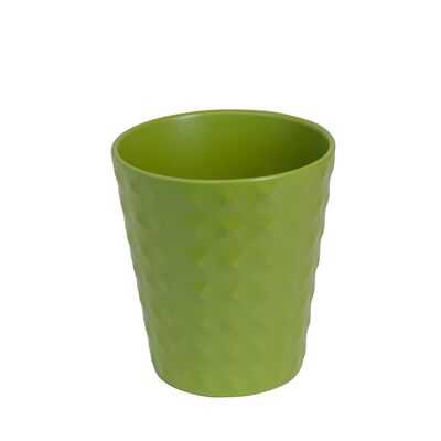 Osłonka ceramiczna borneo zielona 14,2 x 11,6 cm
