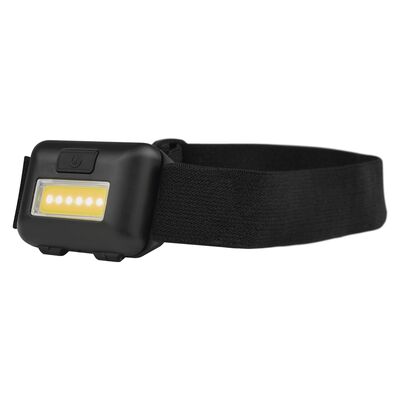 Latarka czołowa LED COB 1 W, 110 lm, 15m 3× AAA
