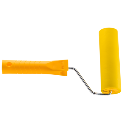 Rolka dociskowa 15 cm x 45 mm PU 6 mm żółta