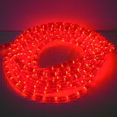 Wąż świetlny LED ROPELIGHT 2 LINE RED HOROZ