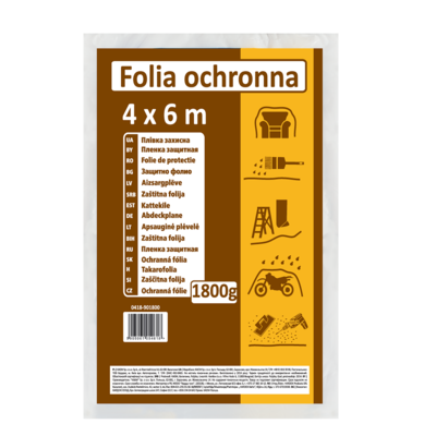 Folia 4 x 5 m LDPE reglanulat 0,02 mm