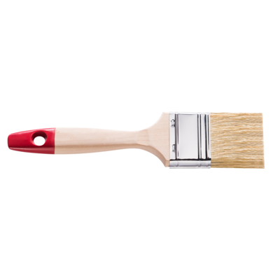 Pędzel płaski 25 x 13 mm *36 jasna szczecina 90% tops