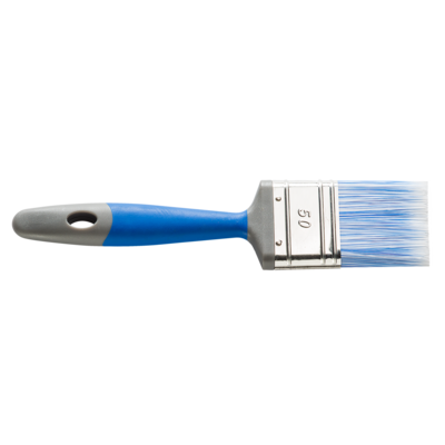 Pędzel płaski 35 x 14 mm *90 2K syntetyk niebiesko/szary