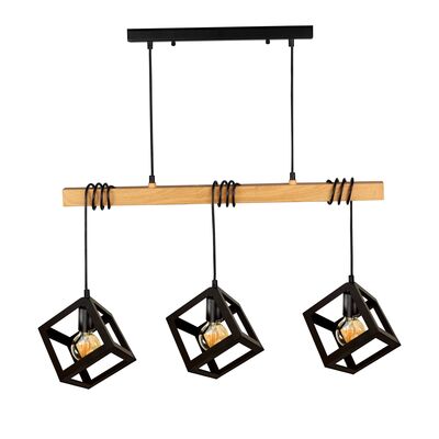 Lampa wisząca SWEDEN Wood 3xE27 il mio
