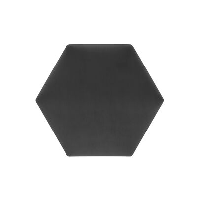 Panel tapicerowany HEXAGO PH  czarny 17 x 17 cm ME31