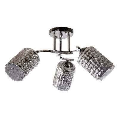 Lampa przysufitowa 3 płomienna W-N 3599/3 metalowa chrom