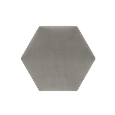 Panel tapicerowany HEXAGO PH  szary 17 x 17 cm ME30