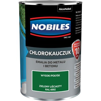 Emalia chlorokauczukowa Zielony Liściasty 0,9 l NOBILES