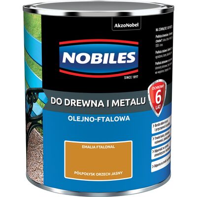 Emalia ftalowa Ftalonal Orzech Jasny półpołysk 0,7 l NOBILES