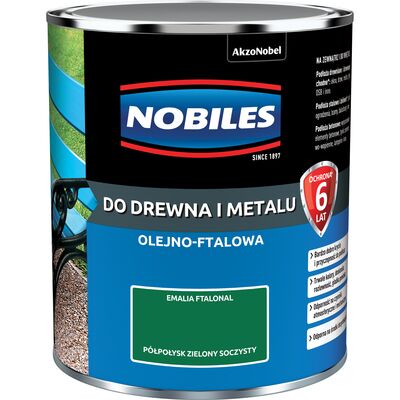 Emalia ftalowa Ftalonal Zielony Soczysty półpołysk 0,7 l NOBILES