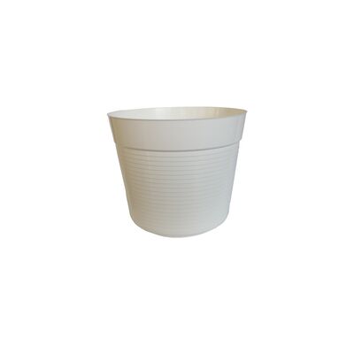 Doniczka Fiołek 19 cm biała