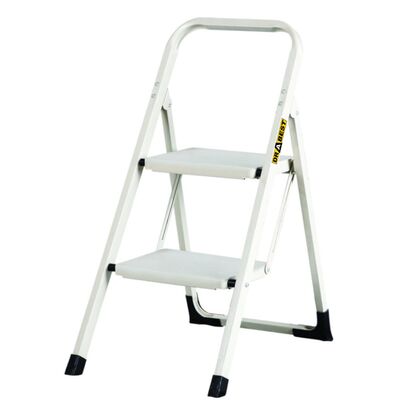 Drabina domowa stalowa MINIFERO 2 stopniowa 125 kg DRABEST