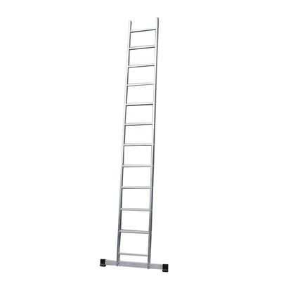 Drabina przystawna aluminiowa 12 stopniowa BASIC tłoczona 150 kg DRABEST